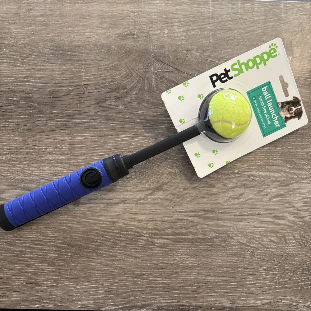 Petshoppe Tennis Ball Launcher for Dogs with Extendable Arm, Hands Free Pickup